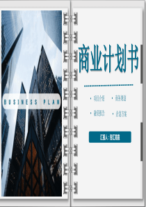 计划书创业项目融资公司企业ppt模板创业项目启动计划书