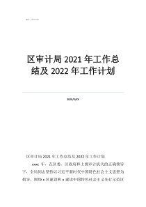 审计局扶贫工作总结区审计局2021年工作总结及2022年工作计划