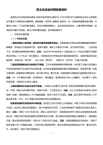 市政府4市政府领导班子民主生活会对照检查材料（不作为、慢作为、乱作为）