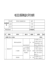 电流互感器精益化评价细则