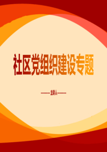 社区党建专题