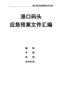 港口码头应急预案文件汇编